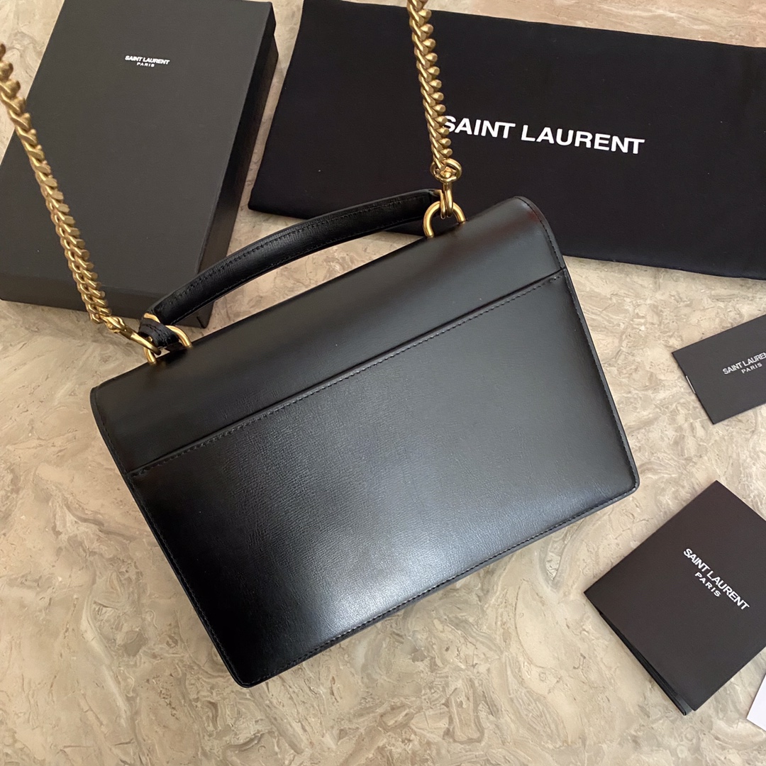 Medium Sunset Satchel in Smooth Leather Bag - Image 4