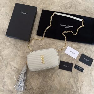 YSL Mini Lou Quilted Leather Camera Bag
