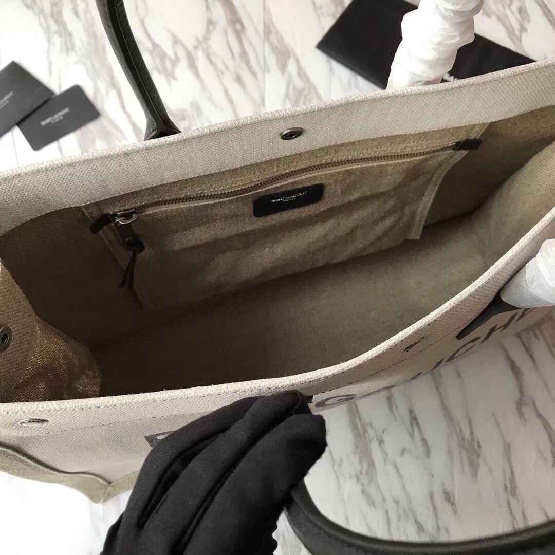 Rive Gauche Tote in Canvas Bag - Image 6