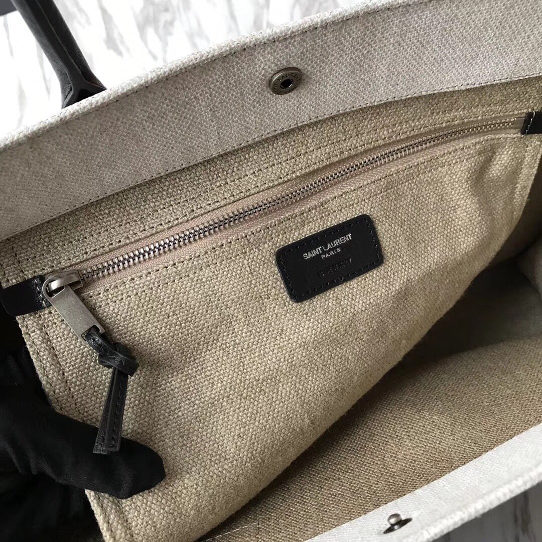 Rive Gauche Tote in Canvas Bag - Image 5