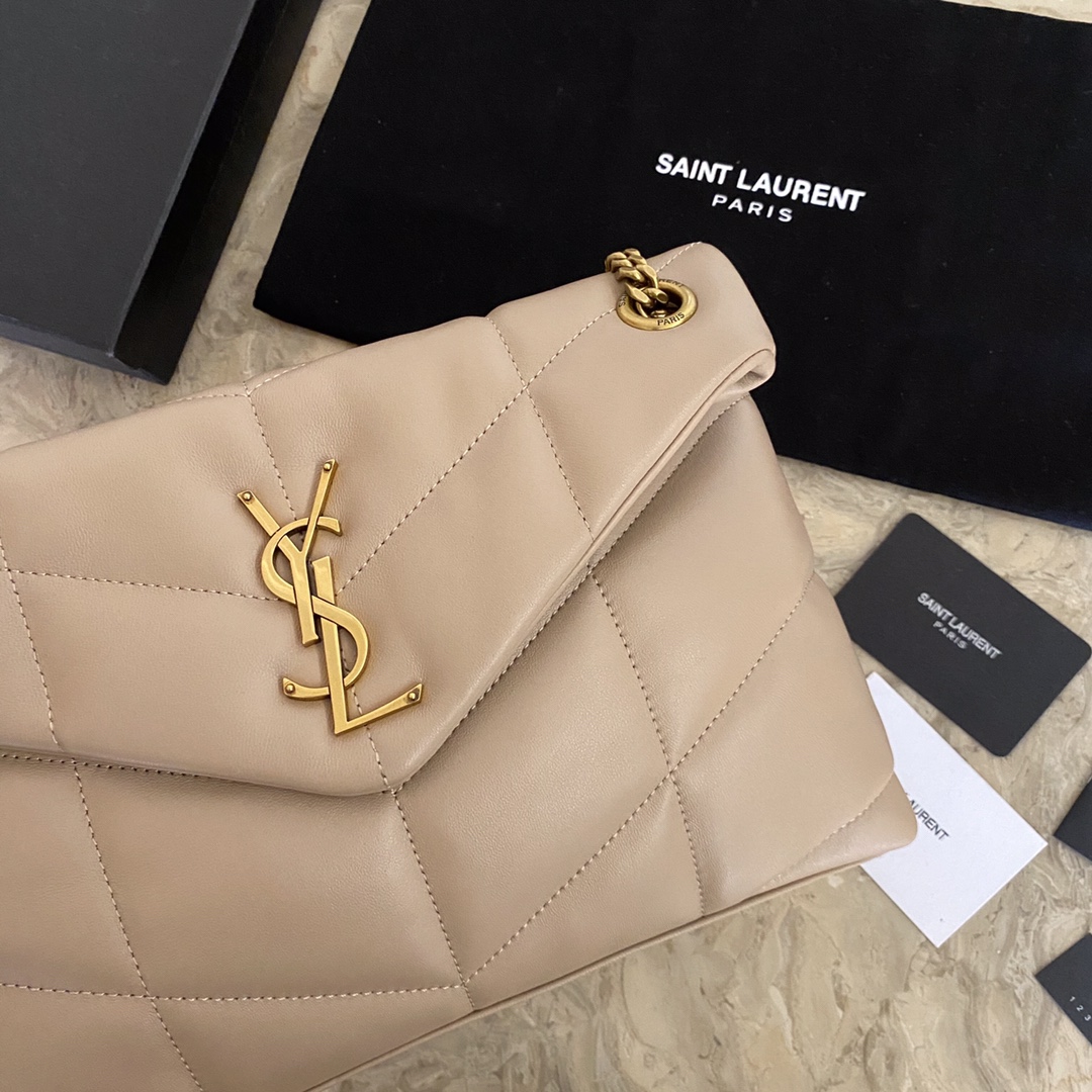 Puffer Medium in Quilted Lambskin Bag - Image 8