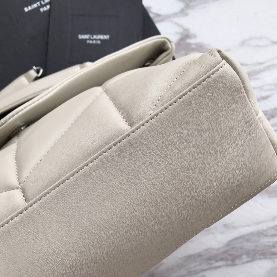 Puffer Medium in Quilted Lambskin Bag - Image 7