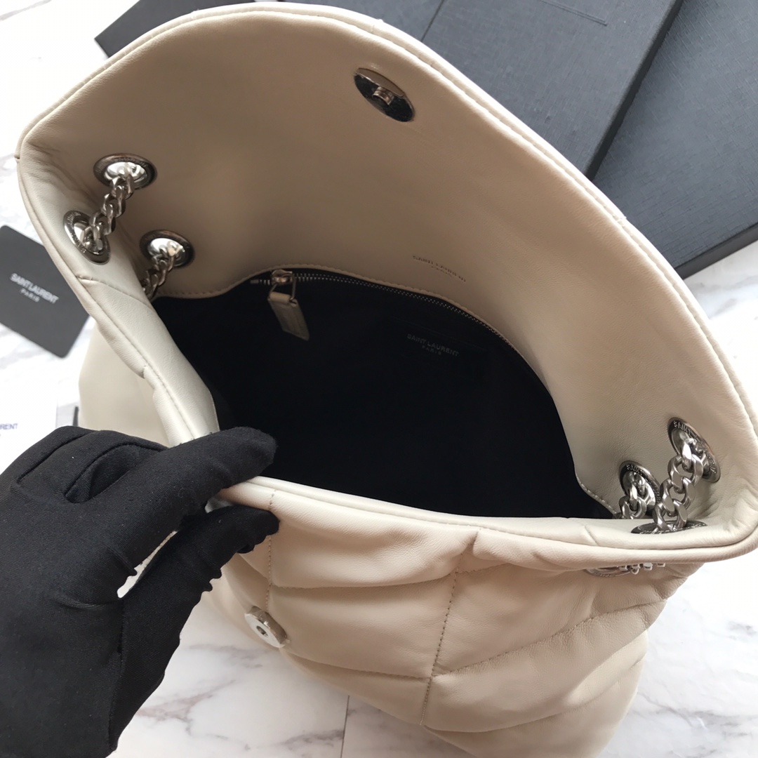 Puffer Medium in Quilted Lambskin Bag - Image 2