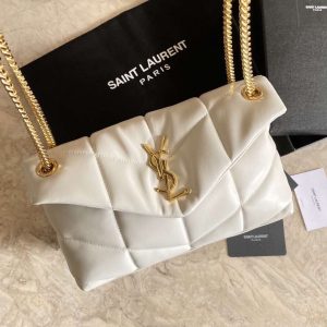 Puffer Medium Bag in Quilted Lambskin