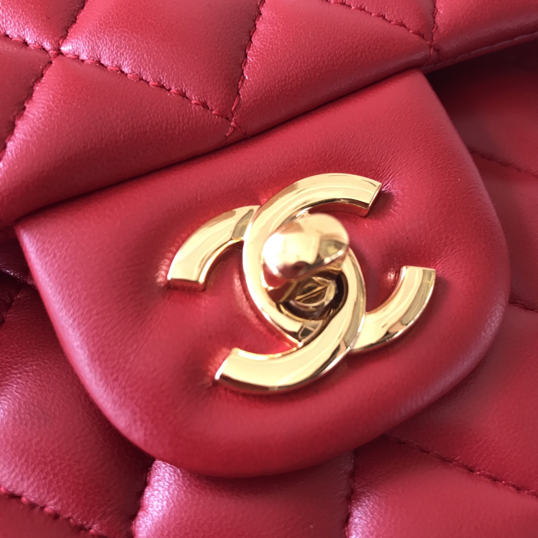 Chanel Flap Bag — Red - Image 5