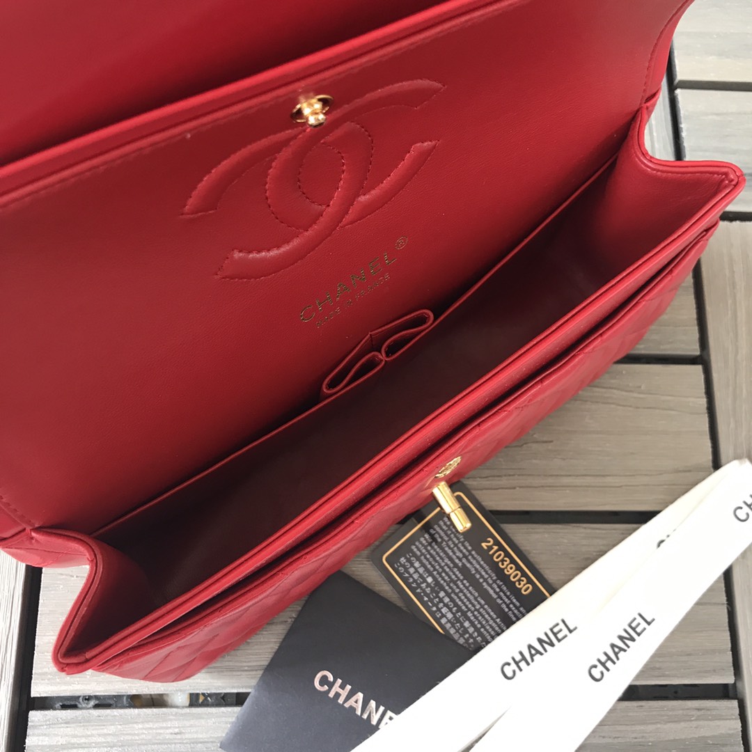 Chanel Flap Bag — Red - Image 2