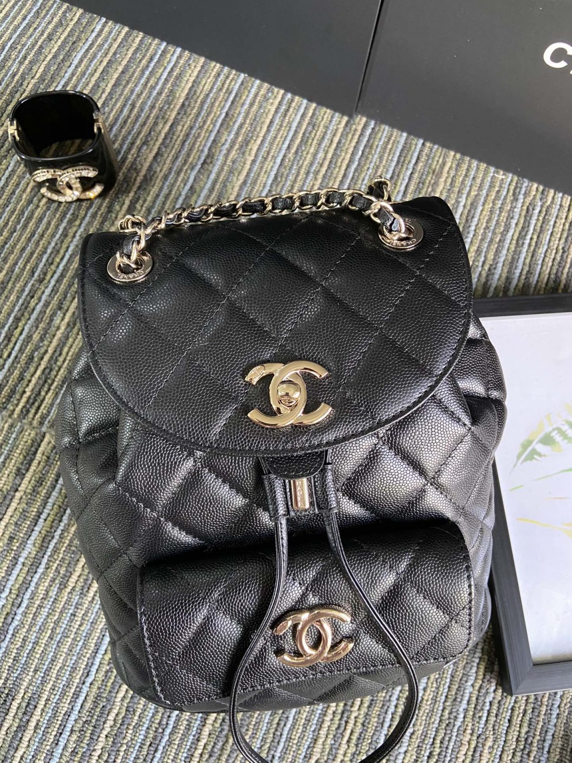 Chanel Pattern Backpack - Image 6