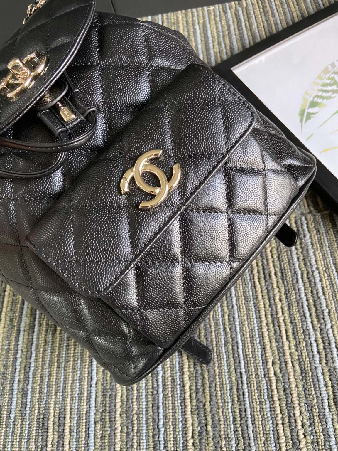Chanel Pattern Backpack - Image 4
