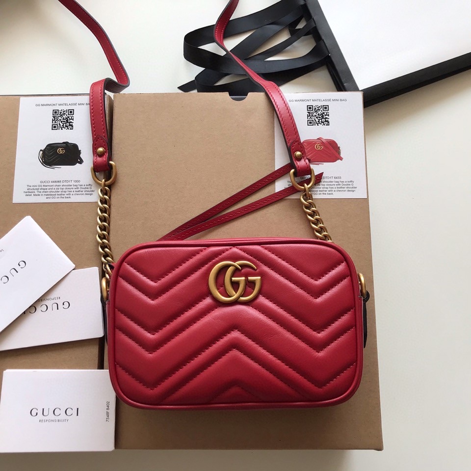 Gucci GG Marmont Matelasse Mini Bag - Image 2