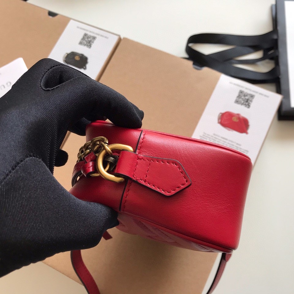 Gucci GG Marmont Matelasse Mini Bag - Image 4