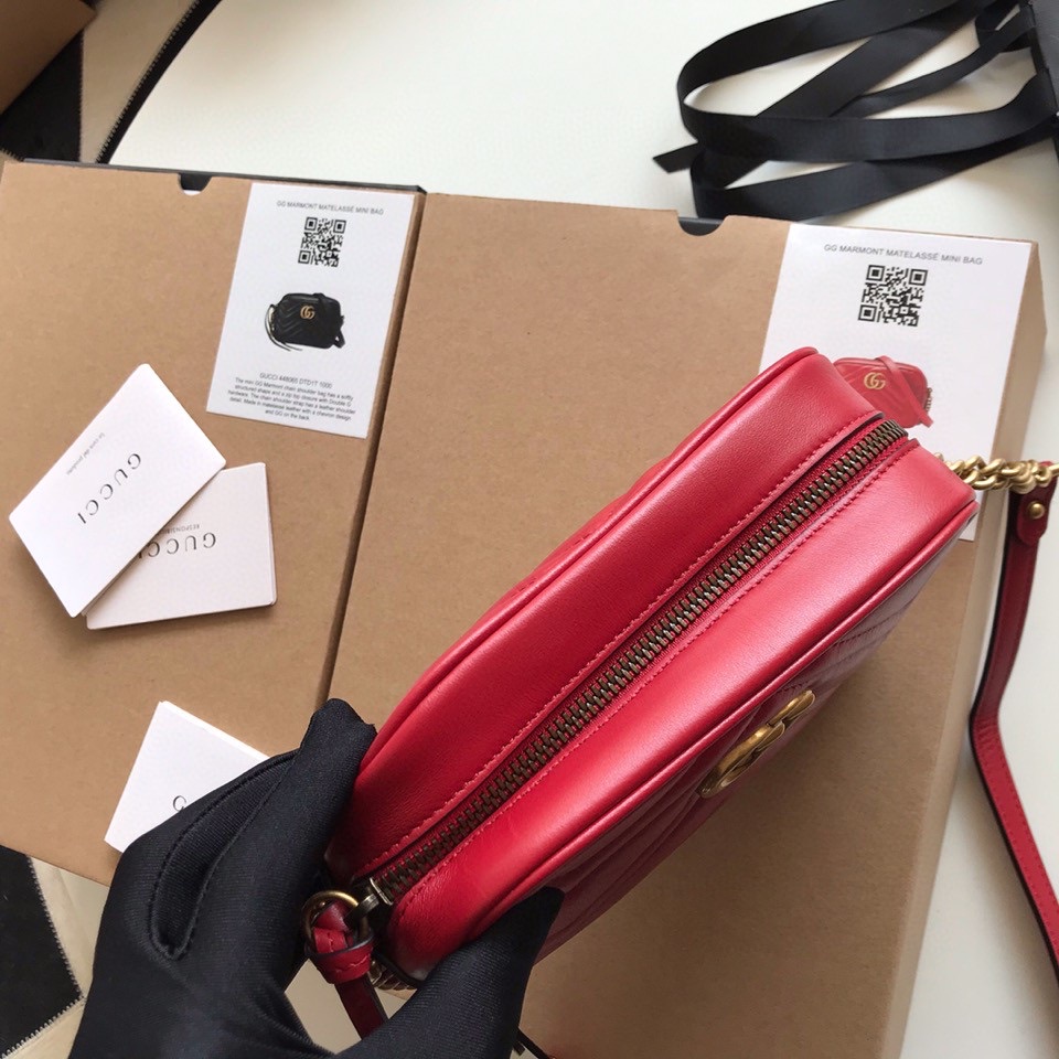Gucci GG Marmont Matelasse Mini Bag - Image 6