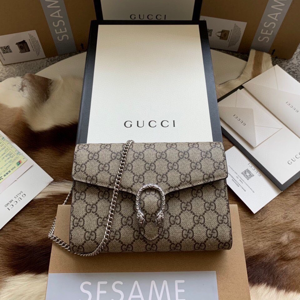 Gucci Dionysus GG Hochwertiges Portemonnaie with Chain Bag - Image 2