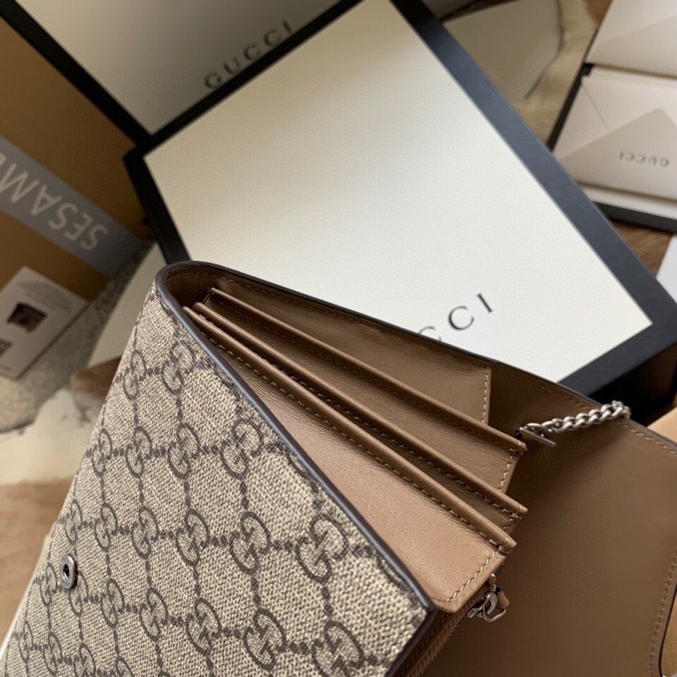 Gucci Dionysus GG Hochwertiges Portemonnaie with Chain Bag - Image 4