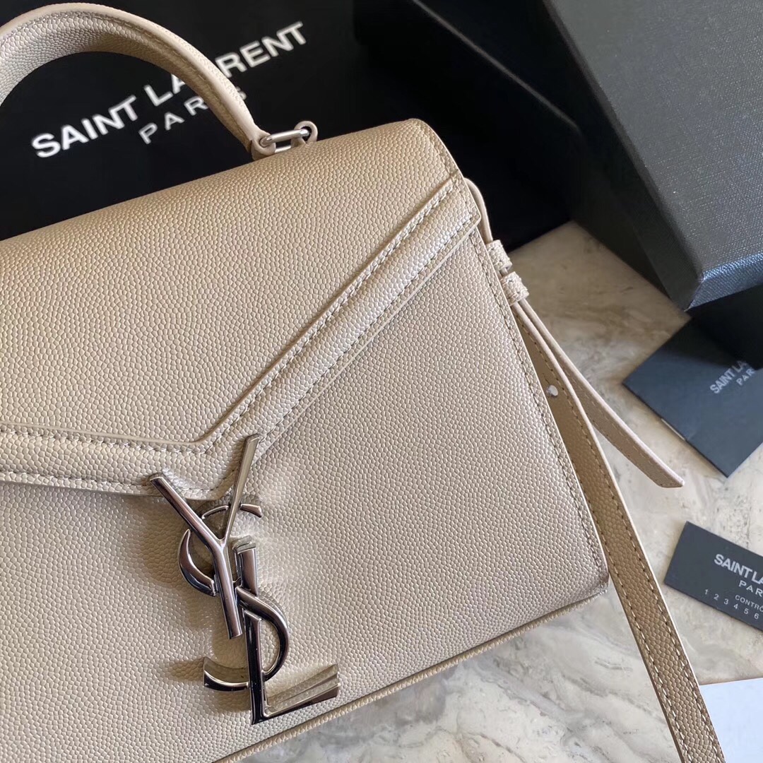 Cassandra Monogram Clasp Bag in Matte Python - Image 9