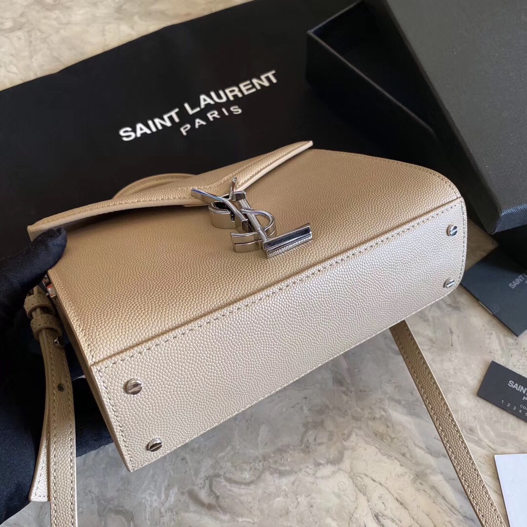 Cassandra Monogram Clasp Bag in Matte Python - Image 2