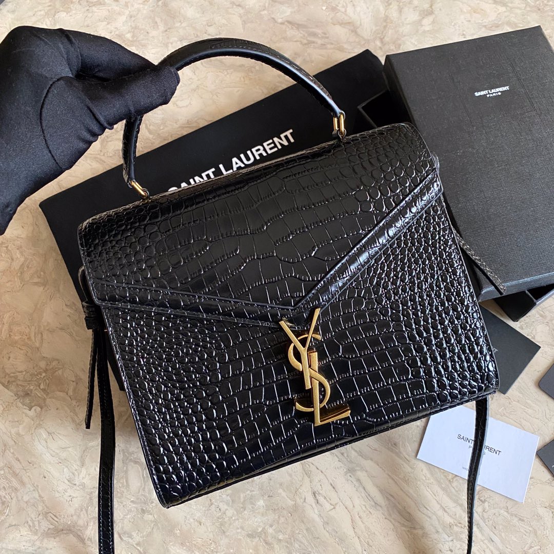 Cassandra Monogram Clasp in Matte Python Bag