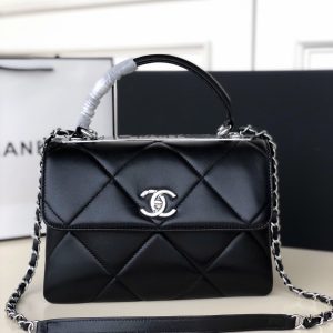 Chanel Trendy Cc Flap Bag — Black