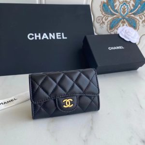 Chanel Classic Leather in Black Bag