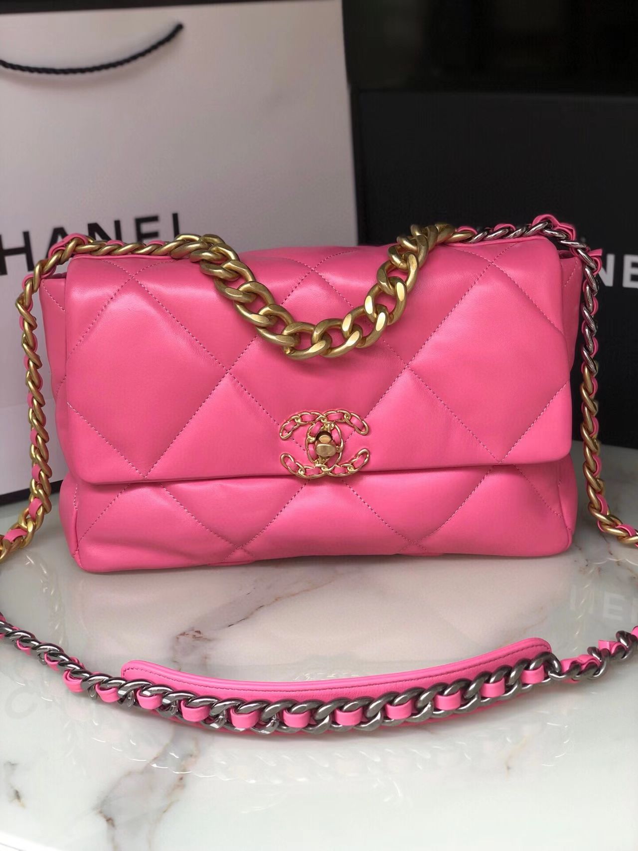 Chanel Pink Flap Bag