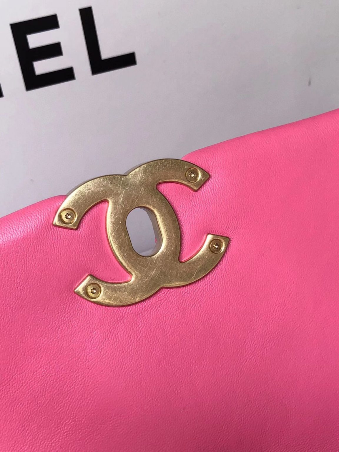 Chanel Pink Flap Bag - Image 2