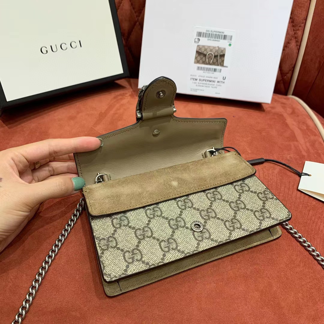 Gucci Dionysus GG Supreme Super Mini Bag - Image 4