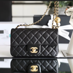 Chanel Classic Flap Mini with Gold Ball Bag