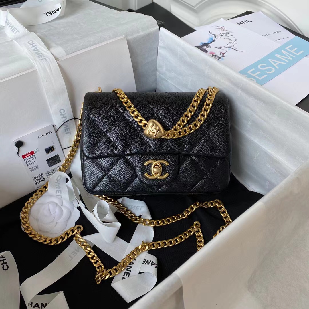 Chanel Gold Ball in Small Bag - Image 2