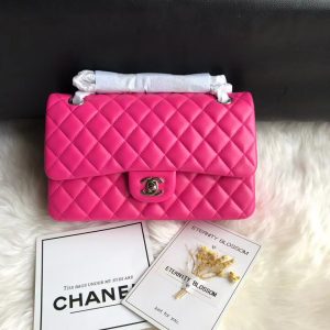 Chanel Flap Bag in Pink Medium