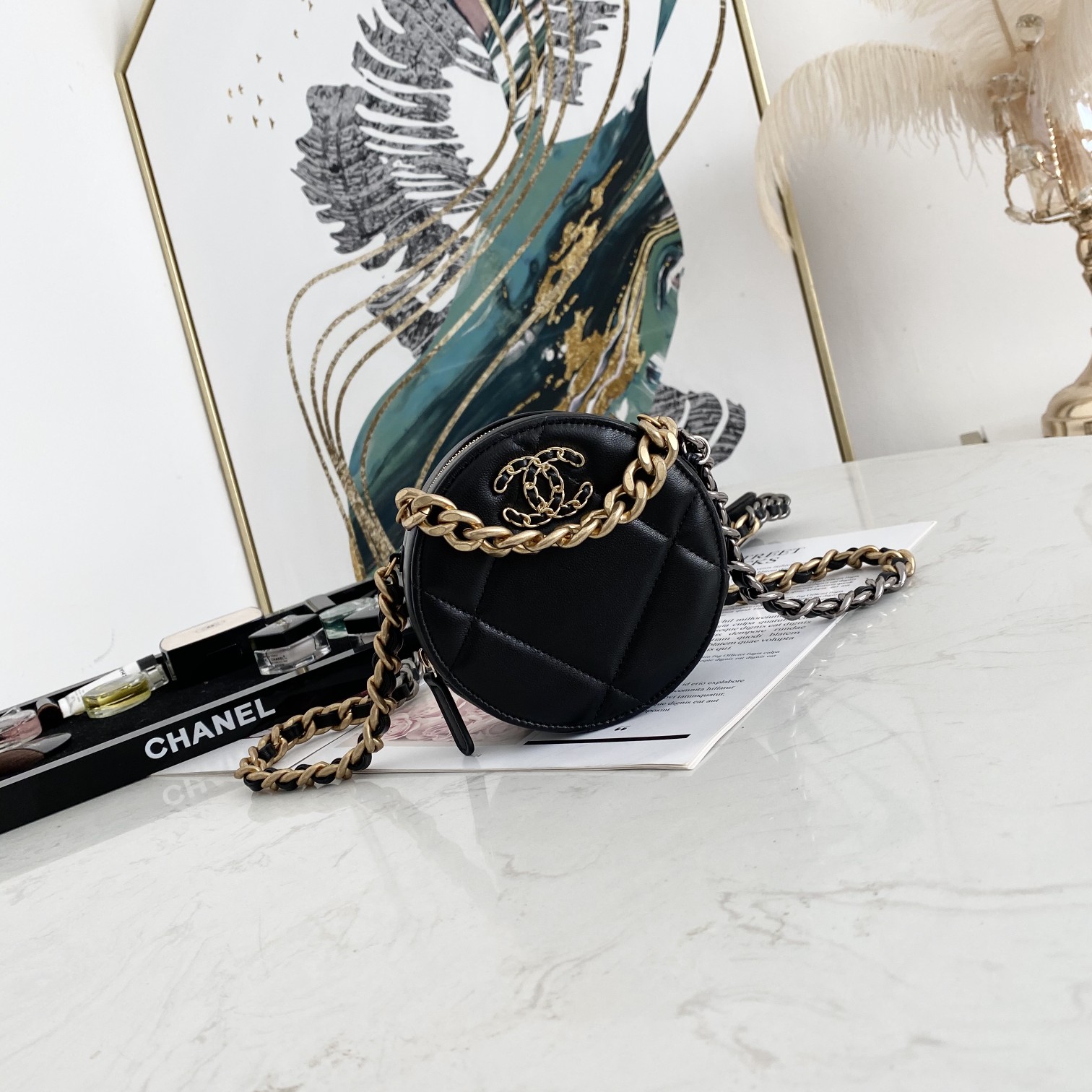 Chanel 19 Clutch with Chain Bag