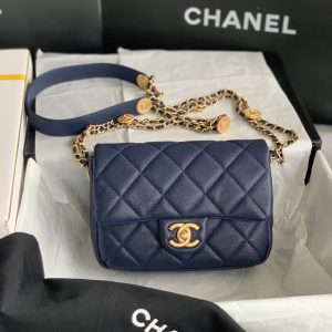 Mini Classic Flap in White Bag