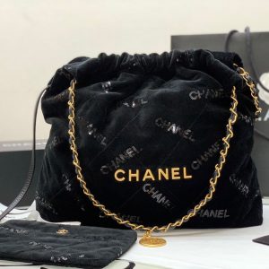 Chanel in Black Caviar 22 Bag