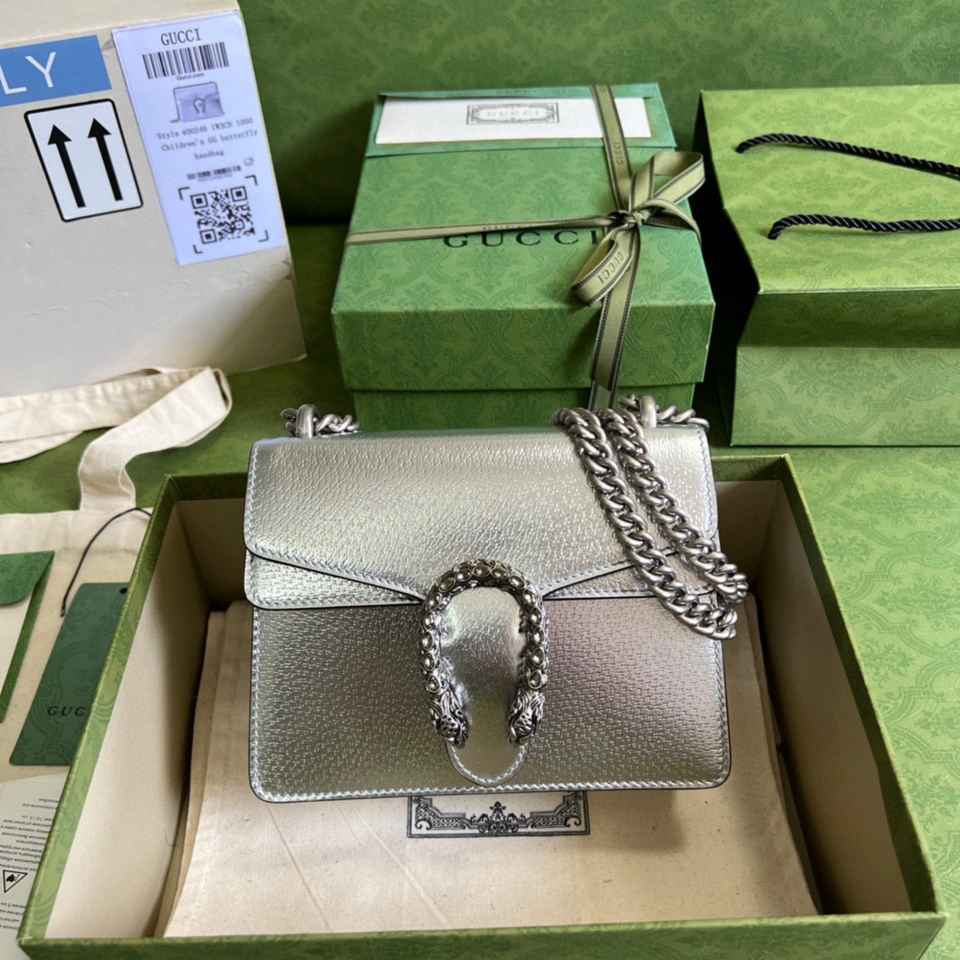 Gucci Dionysus Lamé Mini Bag