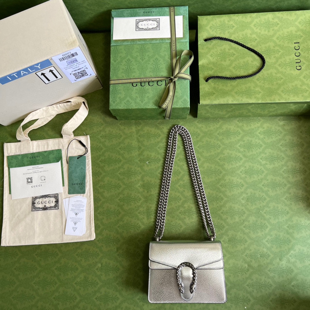 Gucci Dionysus Lamé Mini Bag - Image 10
