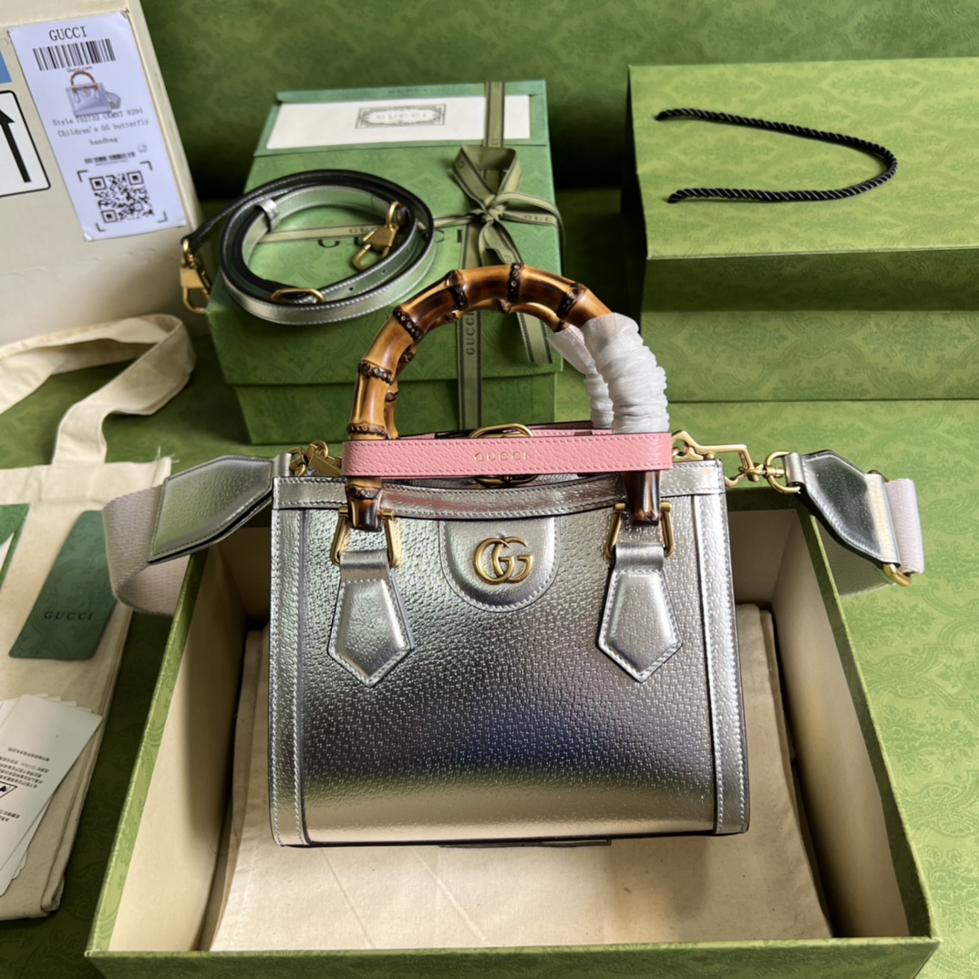 Gucci Diana Mini Tote GG Bag