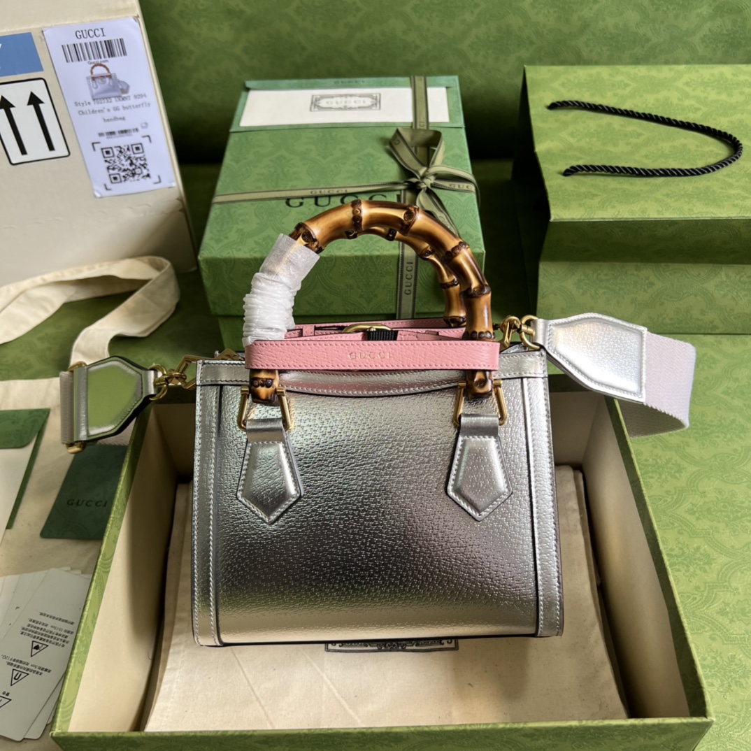 Gucci Diana Mini Tote GG Bag - Image 3