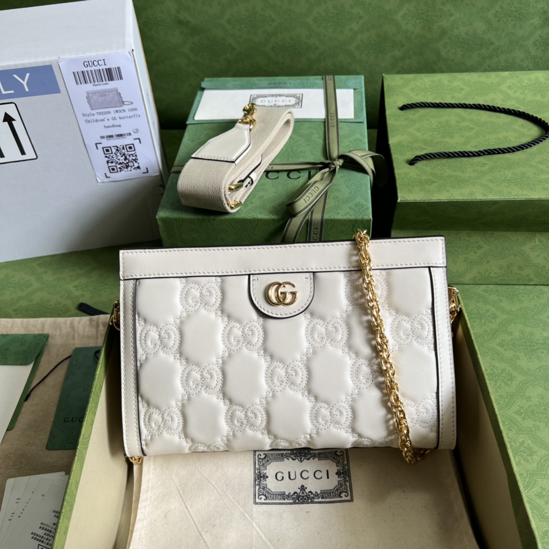 Gucci GG 2Matelasse Leather Small Bag