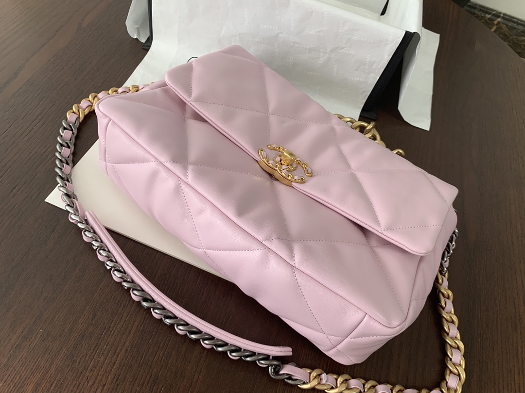 Chanel 19 - Medium Bag — Pink - Image 5