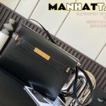 YSL Manhattan Shoulder in Canvas and Leather Bag