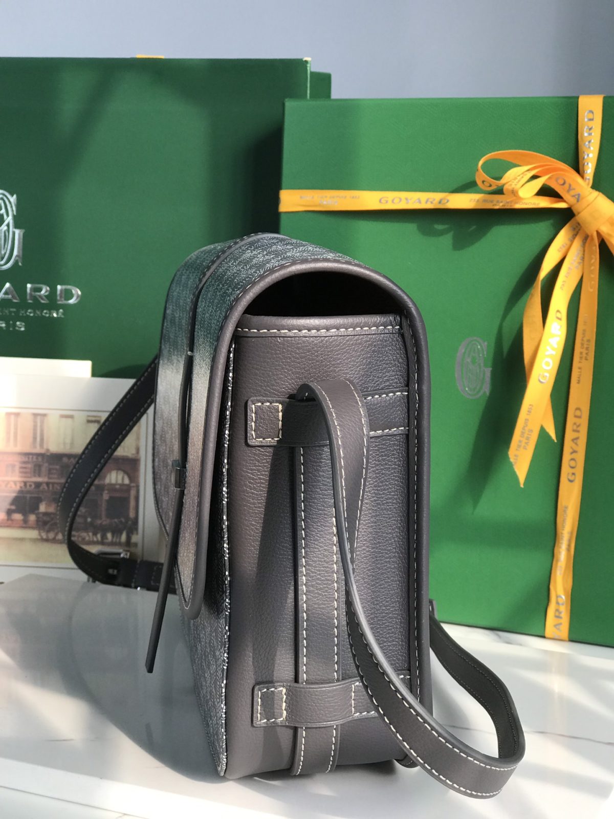 Goyard Belvédère Bag — Pointed Detail, Grey - Image 3