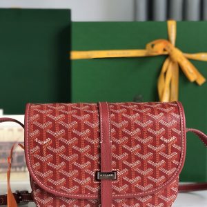 Goyard Belvédère Bag — Red