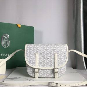 Goyard Belvédère Bag — White