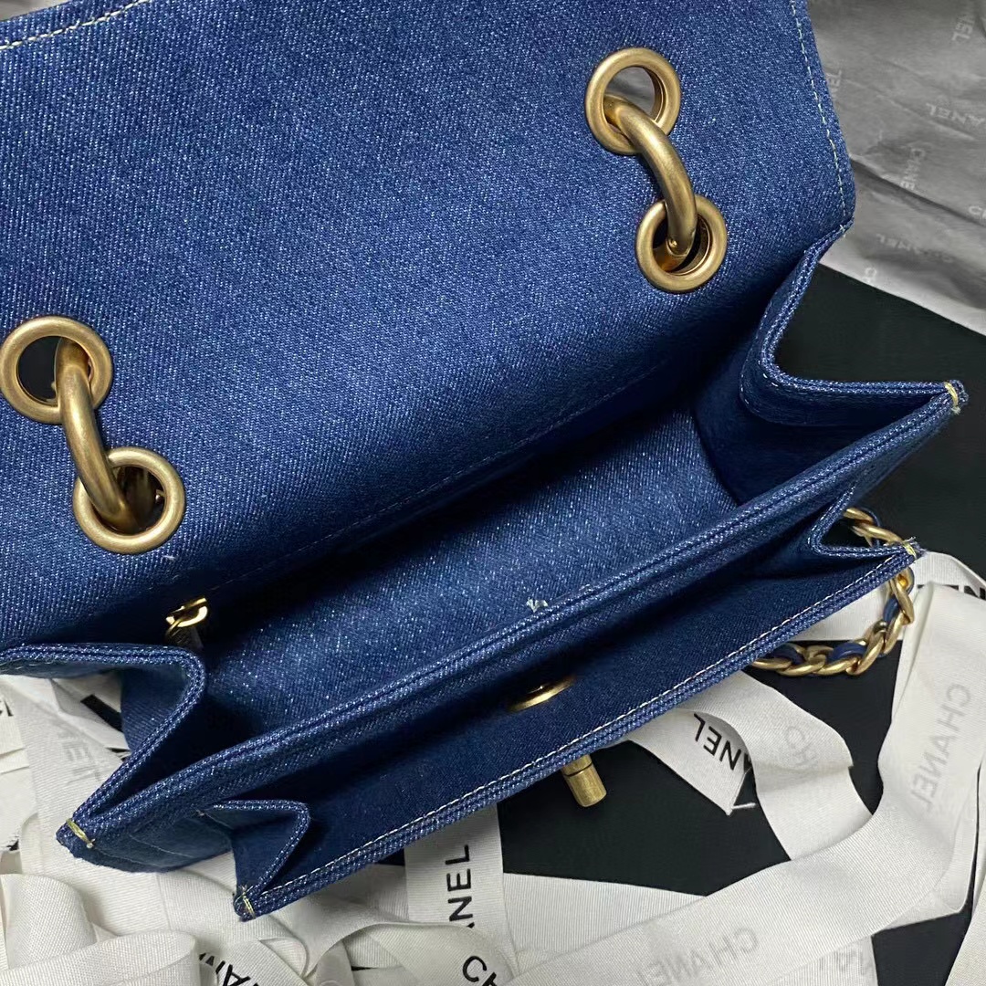 Chanel Denim-Flap Bag - Image 6